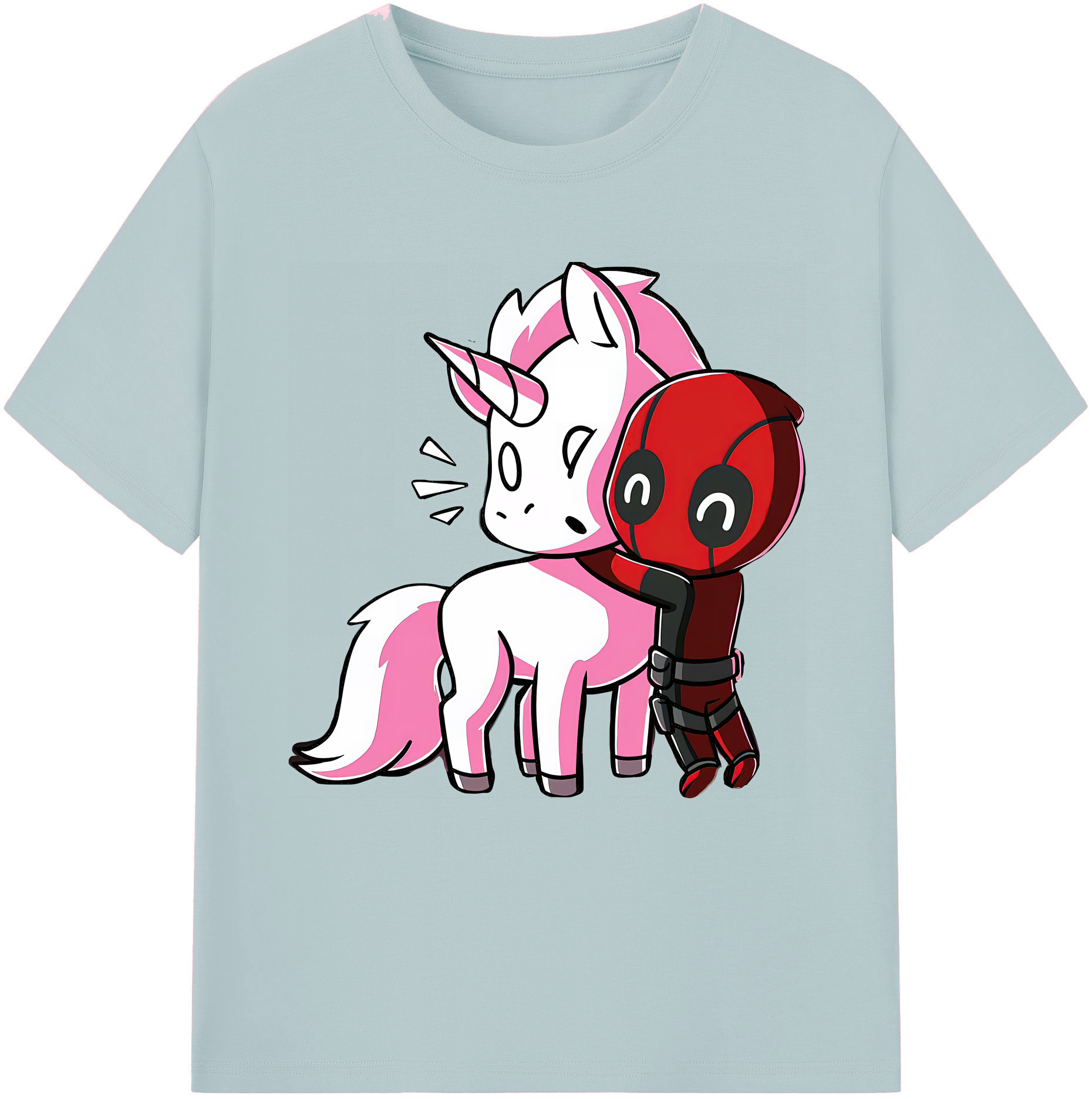 （画像用） Deadpool デッドプール 綿100％半袖Tシャツ（フロントプリント）